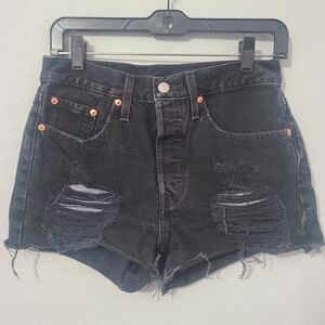 Levi’s 501 Denim Black Short‎ Size W27